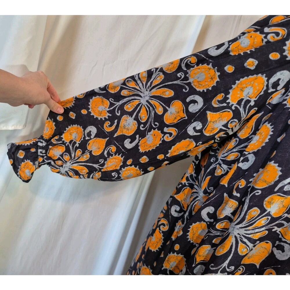 Anthropologie Porridge Isabel Orange Floral Mini Dress XS - Picture 5 of 10